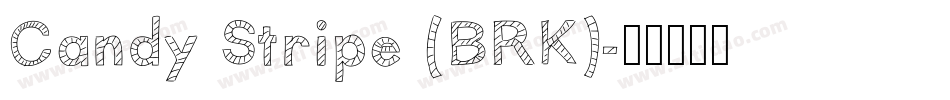 Candy Stripe (BRK)字体转换